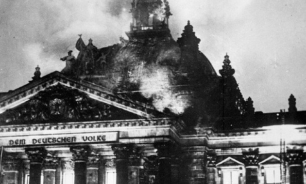 Az égő Reichstag