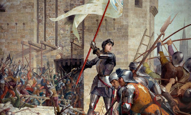 Jeanne d'Arc harcba vezeti a francia sereget