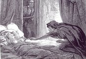 Illusztráció J.S. Le Fanu Carmilla című vámpírregényének egy korai kiadásából (kép forrása: Wikimedia Commons)