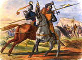 Robert Bruce skót király (1274-1329) a bannockburni csatában megöli Henry de Bohlent. Az igazi Thomas Dun vélhetően Robert oldalán harcolt kalózként. <br /><i>Wikipédia / Közkincs </i>