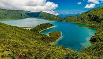 A Lagoa do Fogo (Tűz-tó) São Miguel szigetén