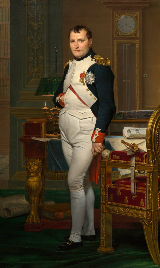 Jacques-Louis David portréja a császárról