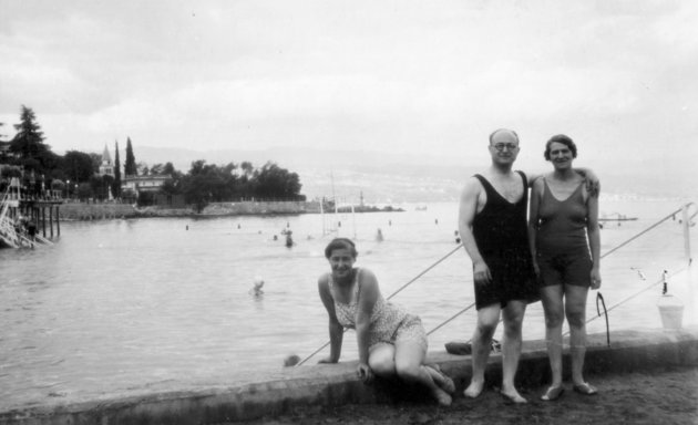 A kedvelt üdülőhely, Abbázia 1937-ben (kép forrása: Fortepan/ MZSL/Ofner Károly)