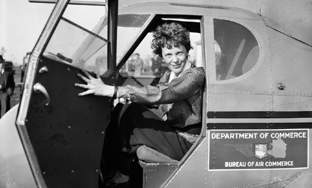 Amelia Earhart eltünése előtt egy évvel