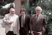 Sergio Leone Robert De Niróval és Federico Fellinivel (kép forrása: Pinterest)