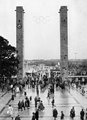 1936, Olimpiai Stadion főbejárata a stadion felől fotózva