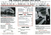 Az 1972-1973-as, Ausztráliáig érő járat menetrendje