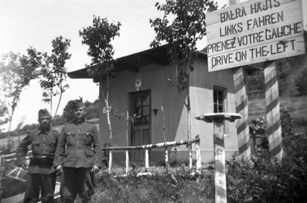 1939-ben még a balra hajtás elve érvényesült (Kép forrása: Fortepan/Karabélyos Péter)